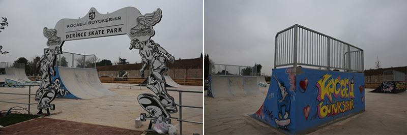 Artık Derinceli gençlerin de skate parkı var
