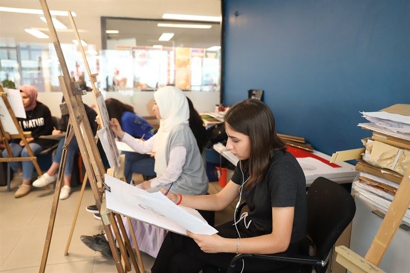 MBB Gençlik Merkezi Gençart Resim Atölyesi Yeni Dönem Eğitimlerine Başladı
