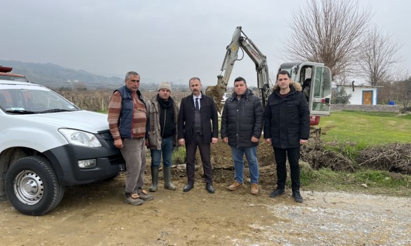 Sulama Sahaları Genişleyen Üreticilerden Başkan Ergün’e Teşekkür