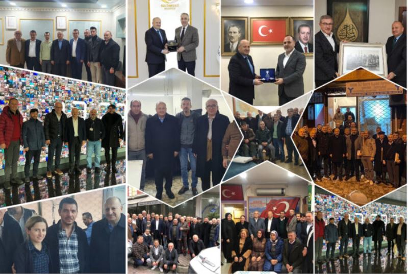 BAŞKAN TAVLI GURBETTEKİ ÜNYELİLERLE BULUŞTU