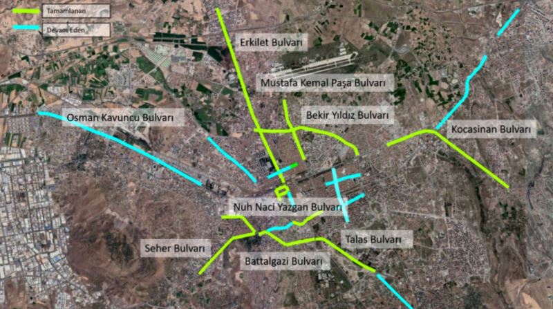 Büyükşehir’den 66 Kavşakta Yeşil Dalga Uygulaması