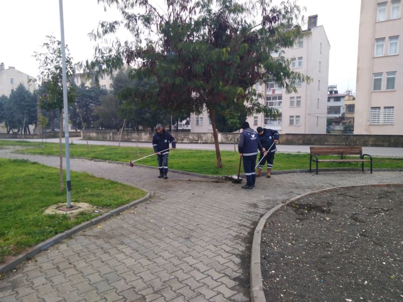 ANTAKYA BELEDİYESİ, PARK VE YEŞİL ALAN ÇALIŞMALARINI SÜRDÜRÜYOR