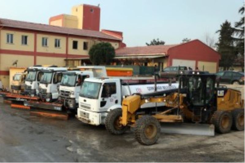 KAR YAĞIŞI VE BUZLANMAYA KARŞI TEDBİRLERİMİZİ ALDIK