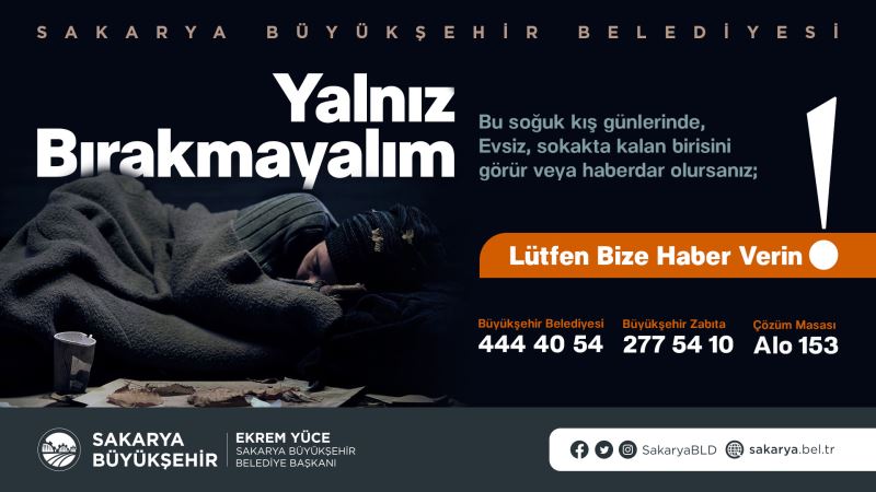 Büyükşehir soğuk kış günlerinde yanınızda