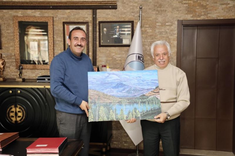 Belediye Başkanımız Av. Mustafa İlmek, kıymetli hemşehrimizi makamında ağırladı.
