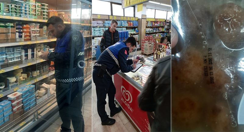 Zabıta, Gebze’de tarihi geçmiş ürün tespit etti