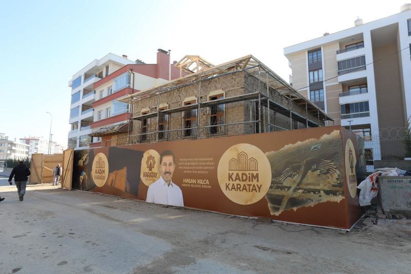 KARATAY’IN TARİHİ DOKUSU KORUNUYOR