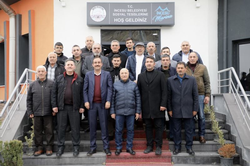 AK Parti İncesu İlçe Başkanlığı istişare toplantısı AK Parti Kayseri Milletvekili Sn. İsmail Tamer, Belediye Başkanımız Sn. Mustafa İlmek,