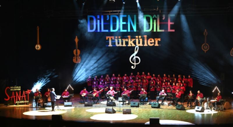 Sanat Akademisi Müzik Topluluğu ilk kez sahne aldı  “DİL’DEN DİL’E TÜRKÜLER” KONSERİ BÜYÜK BEĞENİ ALDI
