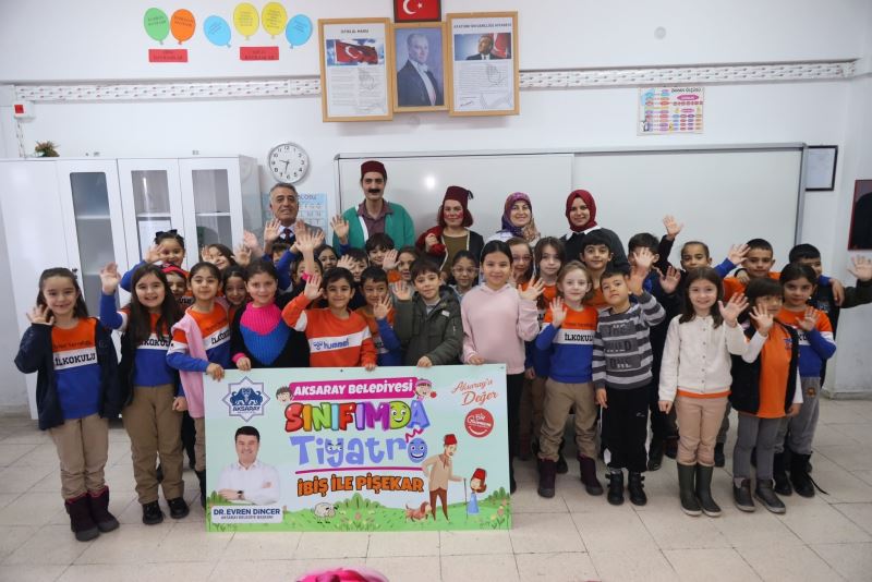 SINIFIMDA TİYATRO VAR ETKİNLİĞİNİN BU HAFTAKİ DURAĞI TİMUR SARRAFOĞLU İLKOKULU OLDU