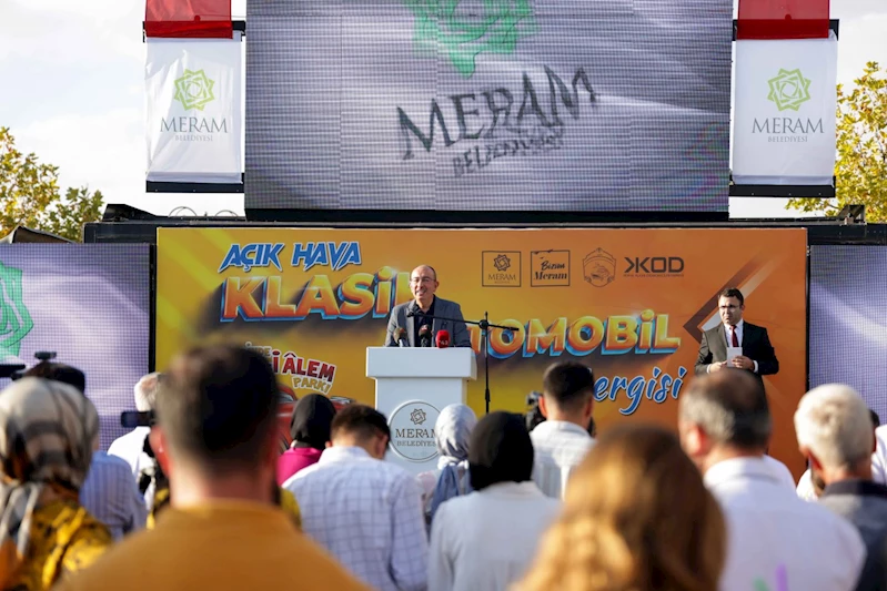 KLASİK OTOMOBİLLER TUTKUNLARINI MERAM’DA BEKLİYOR
