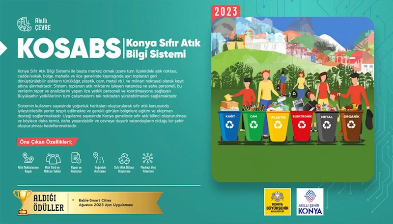 KONYA BÜYÜKŞEHİR’İN HİZMETE SUNDUĞU ÇEVRECİ UYGULAMA 