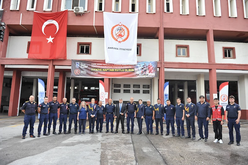BAŞKENTTE İTFAİYE TEŞKİLATI’NIN 309. YIL DÖNÜMÜ ÇEŞİTLİ ETKİNLİKLERLE KUTLANDI