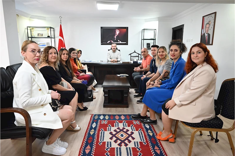 Kurs Müdürü Göv’den Kaymakam Solmaz’a ziyaret