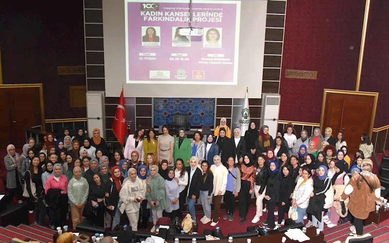 KADIN KANSERLERİNDE FARKINDALIK EĞİTİMİ DÜZENLENDİ
