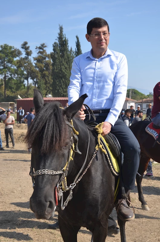 Şampiyon rahvan atlar 1’nci gelebilmek için birbirleriyle yarıştı