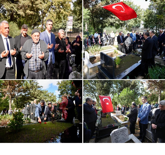 MERHUM RAMAZAN KEKLİK, MEZARI BAŞINDA DUALARLA ANILDI