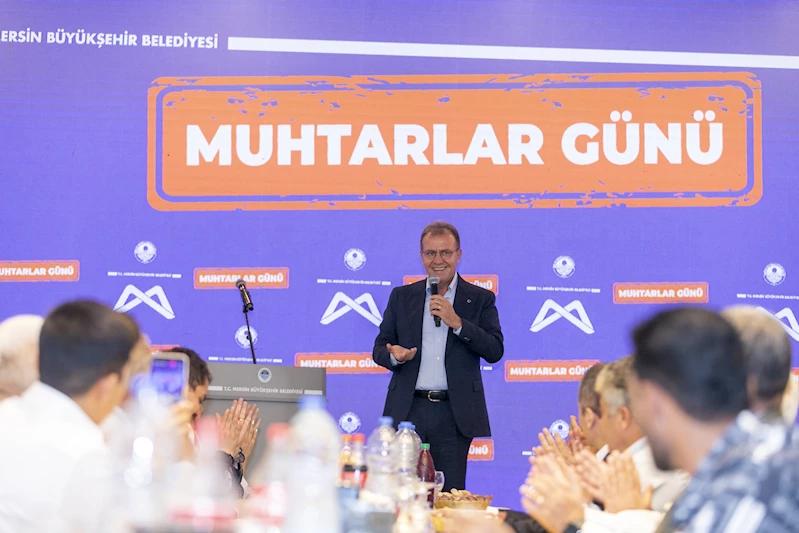 Başkan Seçer, Tarsus ve Çamlıyayla Muhtarları İle Bir Araya Geldi