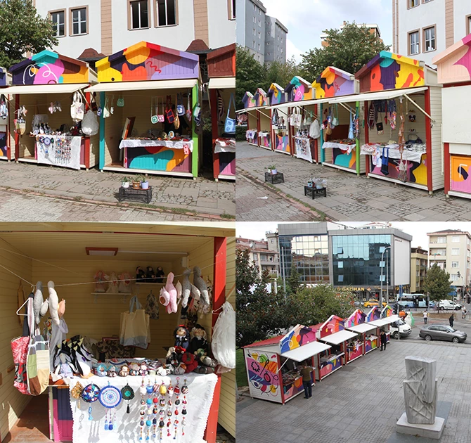 KADIN EMEĞİ SATIŞ STANTLARINDA KARTALLI KADINLARA FIRSAT EŞİTLİĞİ