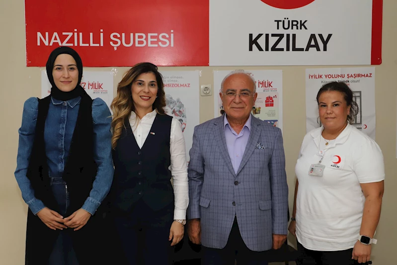 Başkan Vekili Esin Ülkü Beyazıt Kızılay gönüllülerini unutmadı