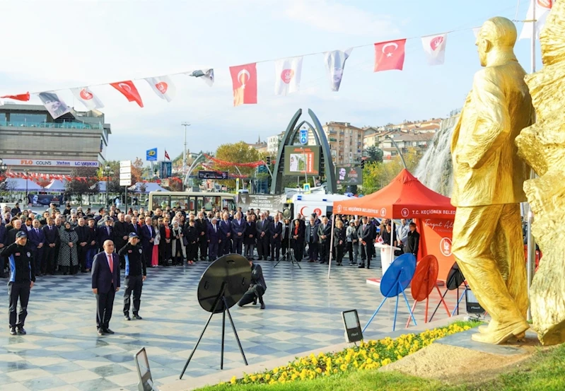 Gazi Mustafa Kemal Atatürk vefatının 85’inci yıl dönümünde Keçiören’de anıldı