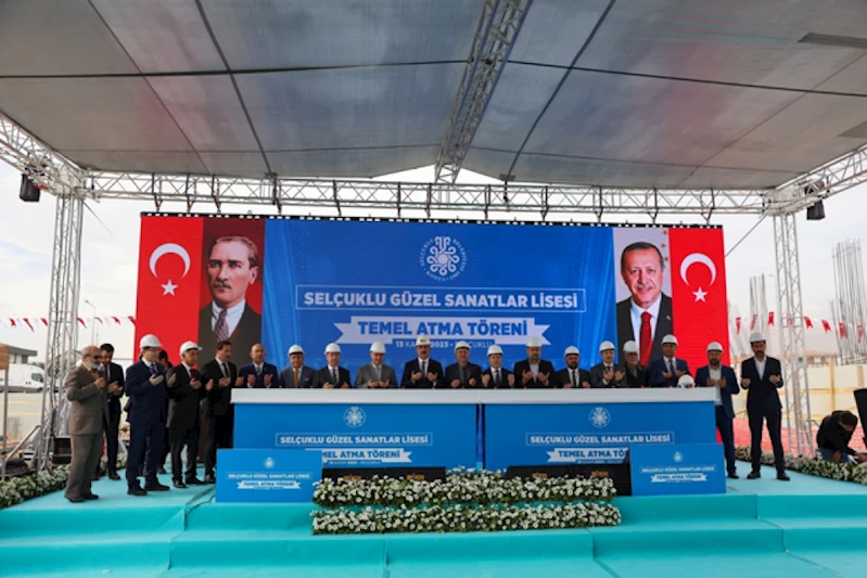 TÜRKİYE’NİN EN KAPSAMLI VE MODERN GÜZEL SANATLAR LİSESİ’NİN TEMELİ ATILDI