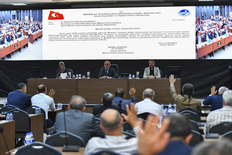 MESKİ Kasım Ayı Olağan Genel Kurul Toplantısı’nın 1. Birleşimi Yapıldı