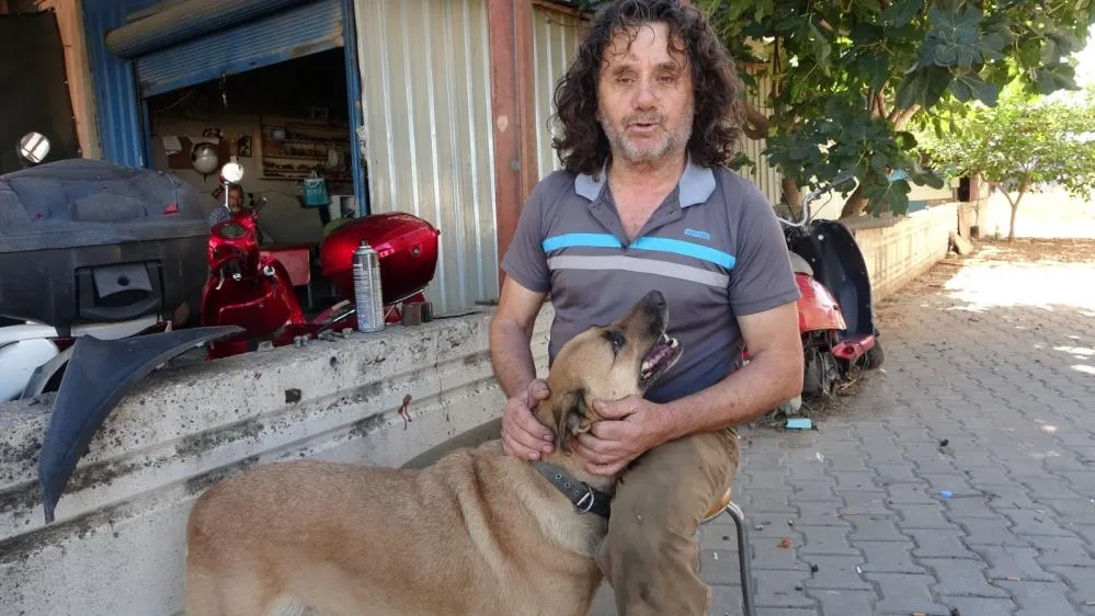 TAMİRCİ TUNCER.. GÖZLERİ GÖRMEYEN KÖPEĞİ DE İNSANLIĞI DA UNUTMADI