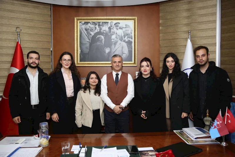 ELSA AVRUPA GENÇ HUKUKÇULAR DERNEĞİNDEN BAŞKANIMIZI MAKAMINDA ZİYARET
