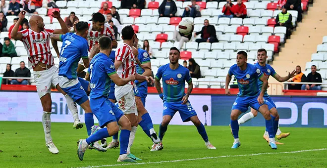 ANTALYASPOR RİZE KALECİSİ GÖKHAN’I GEÇEMEDİ VE 2 PUAN KAYBETTİ: 0-0