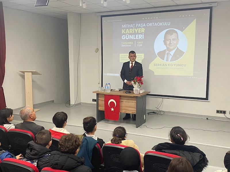 Belediye Başkanımız Serkan Koyuncu Kariyer Günleri’nde Öğrencilerle Buluştu