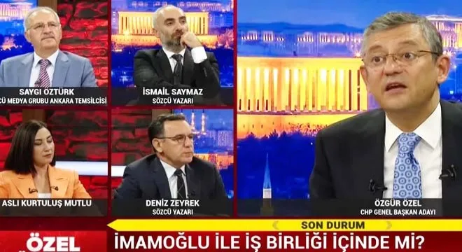ÖZGÜR ÖZEL KADROSUNU İLK KEZ AÇIKLADI