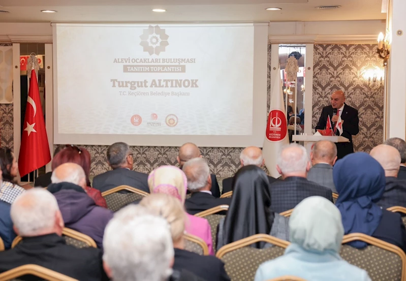 “Alevi Ocakları Buluşması”nın tanıtımı Keçiören Belediyesi öncülüğünde düzenlendi