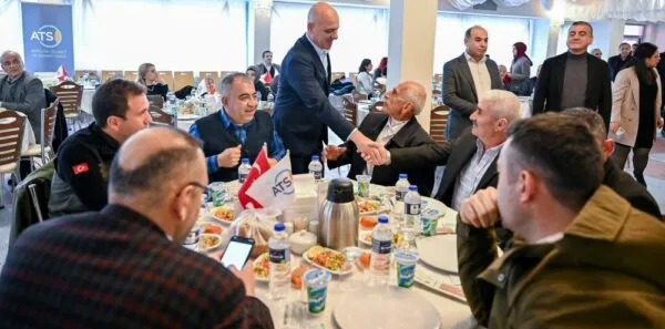ATSO BAŞKANI ALİ BAHAR.. 3 İLÇEDE İŞ İNSANLARIYLA BULUŞTU