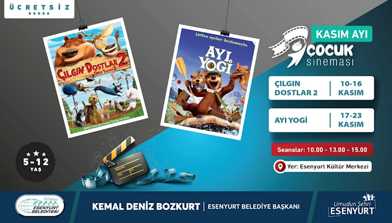 Kasım Ayı Çocuk Sineması