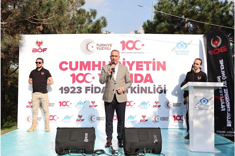 Sultangazi’de Cumhuriyetin 100. Yılında 1923 Fidan Dikildi