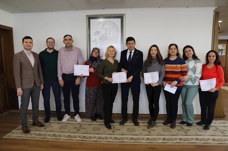 Kürşat Başkan personellerini tebrik etti