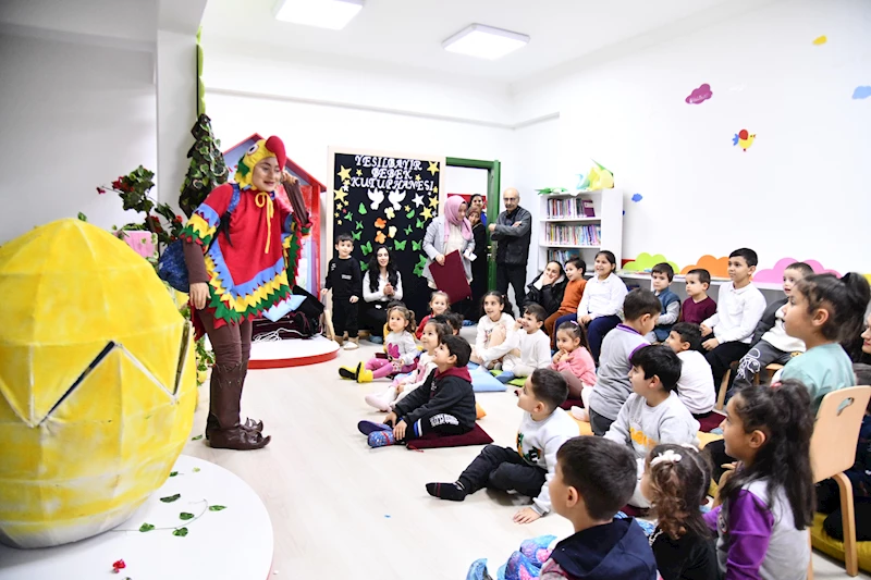 Yeşilbayır Bebek ve Çocuk Kütüphanesi’nde “Tiyatro” Zamanı