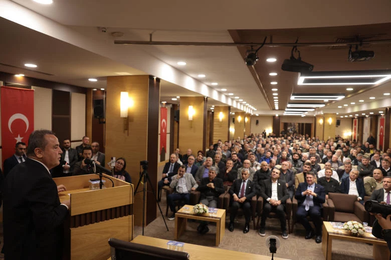 Başkan Böcek ulaşım esnafıyla buluştu