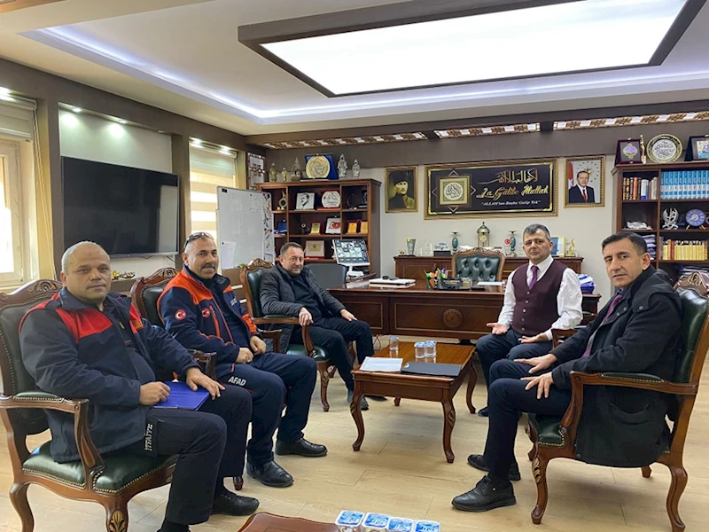 Afyonkarahisar İl Afet ve Acil Durum Yönetiminden Belediye Başkanımız Serkan Koyuncu’ya Ziyaret