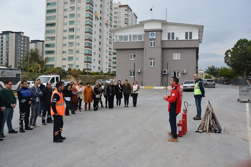 Büyükşehir Personeline ‘Yangına Müdahale’ Eğitimi