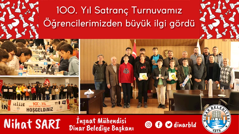 100. Yıl Satranç Turnuvamız Öğrencilerimizden Büyük İlgi Gördü