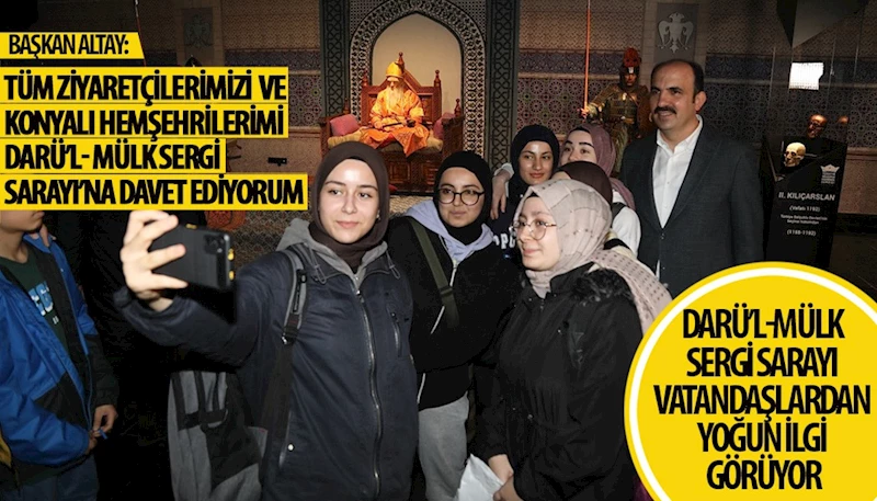 DARÜ’L-MÜLK SERGİ SARAYI VATANDAŞLARDAN YOĞUN İLGİ GÖRÜYOR