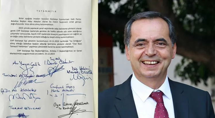 CHP GAZİPAŞA’DA TEMAYÜL POLEMİĞİ