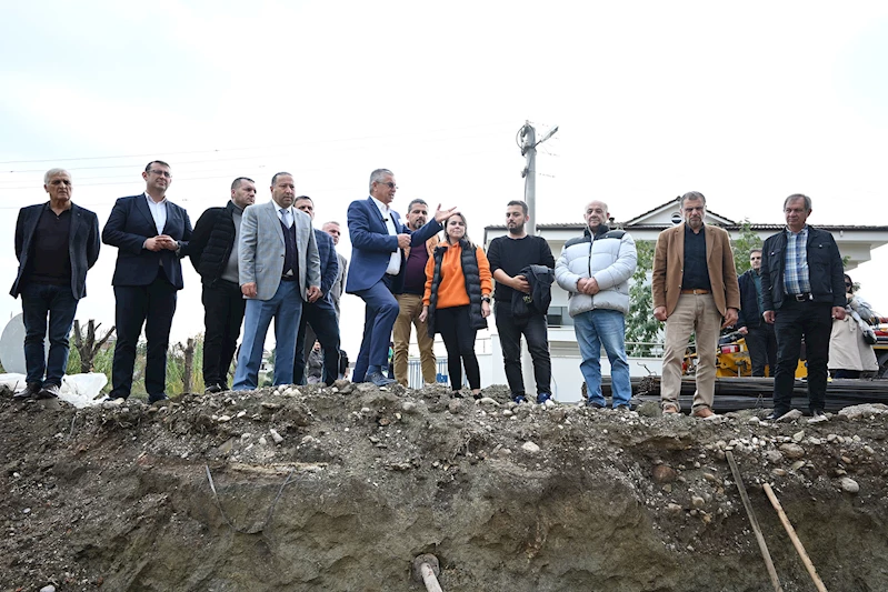 Göynük kapalı pazar yerinde beton dökümü başladı