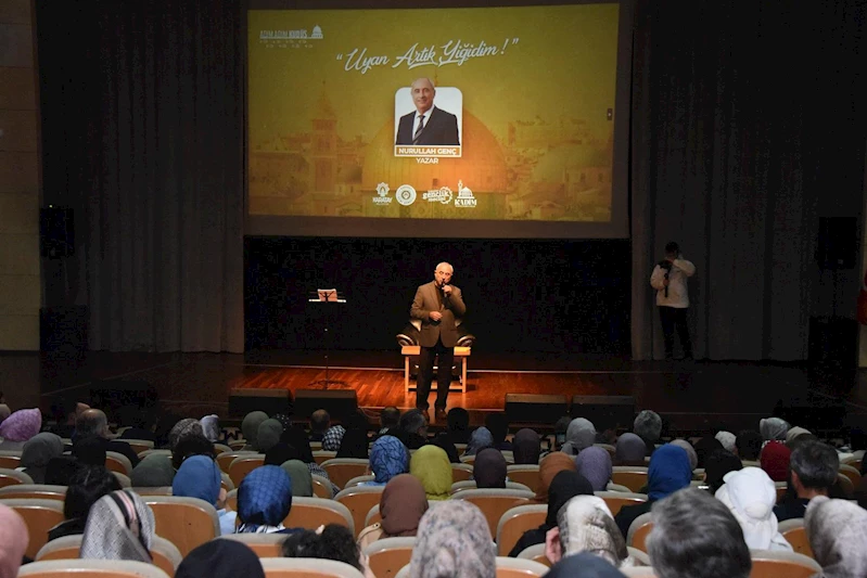 ŞAİR VE YAZAR NURULLAH GENÇ KONYALILARLA BULUŞTU