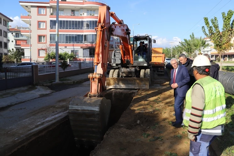 İZSU’dan Ödemiş’e Dev Yağmur Suyu Hattı Yatırımı