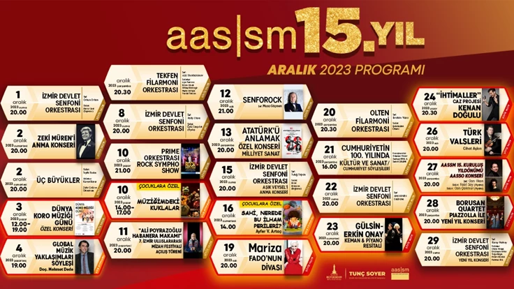 15’inci yıla özel 2023’e görkemli veda