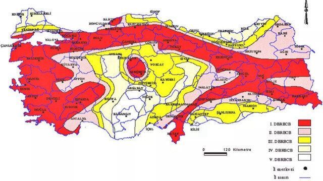 ANTALYA HEM İKİNCİ HEM ÜÇÜNCÜ DERECE RİSKLİ DEPREM BÖLGESİNDE