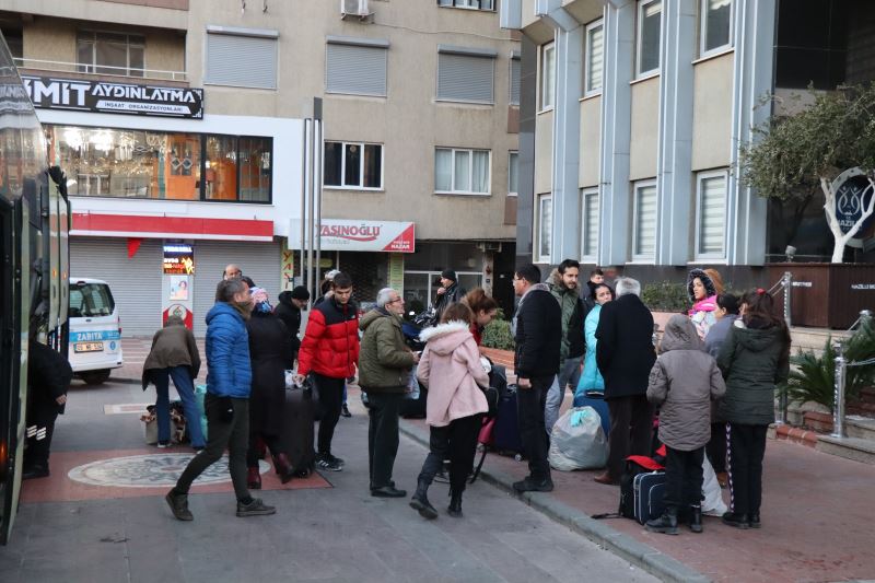 Hatay’daki depremzedeler Nazilli’ye getirildi…